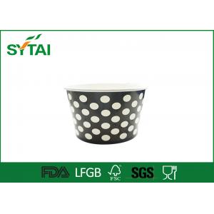 China 520ml Paper Ice Cream Cups Custom Logo Printed Double Wall Cups supplier