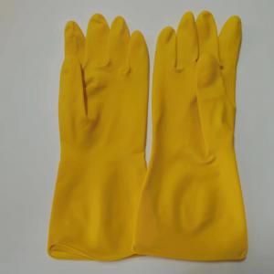 30-32cm Chemical Resistant Latex Gloves Thickening Industrial Latex Glove