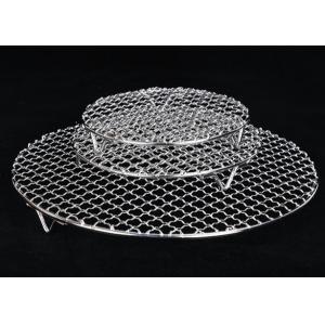China Non Stick Stainless Steel BBQ Grill Mesh 20 Inch Round Grill Grate supplier