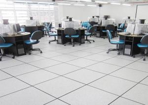 Ceramic Low Profile Raised Access Flooring Computer Room Raised