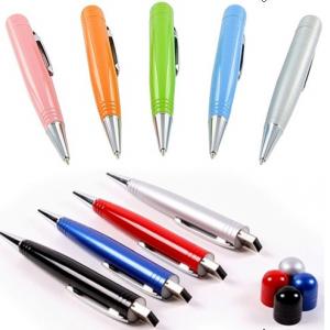 Kongst pen shape metal USB flash drive with laser pointer,promotion pen USB