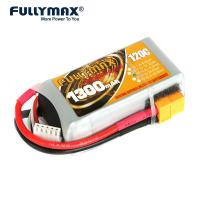 China 1300mah 14.8v 4 Cell 120c Lipo Battery High Energy Density Rc Plane Battery on sale