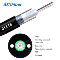 China GYXTW Outdoor Fibre Cord 12 Core Single Mode Fiber Optic Optical Cable on sale