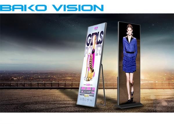 Indoor Advertising Front Service LED Display P2.5mm Full Color Standing Screen