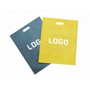 80gsm Customized printing hot sale non woven D-cut bag