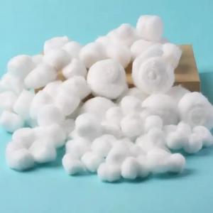 China Medical Cotton Ball ,100% Cotton Wool 0.5g-5g , 10 pcs/bag , 20 pcs/bag supplier