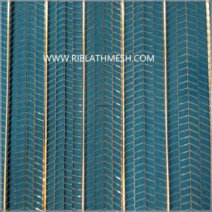 China Flat Expanded Rib Lath Mesh Concrete Reinforcing Peoduct For Plaster Wall supplier