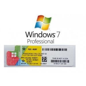 China Full Version Windows 7 Key Code Sticker Activation DirectX 9 Graphics Required supplier