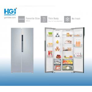 China PCM 18CF Double Door Stainless Steel Fridge With Ice Maker 42dB 510 Liter Fridge supplier