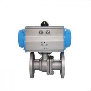 China Quarter Turn Pneumatic Actuator Ball Valve wholesale