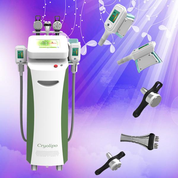 Newest Five Handles Cryolipolysis slimming machine for fat removal on whole body for spa