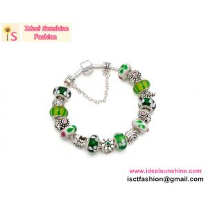 925 Silver Green Fairy European beads Bracelet beads jewelry silver with beads bracelet