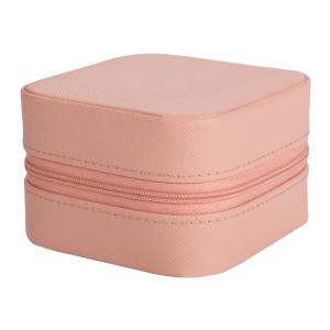 China pink  Portable Jewelry box  , Multifunction Travel Ring case supplier