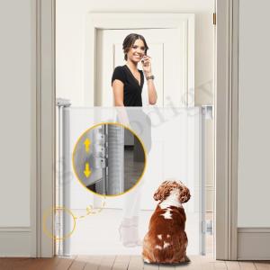 China Kids Stair Protection Customize Support Mesh Expandable Gate Retract A Gate 72 Inch wholesale