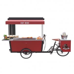 China Hot Dog Street Vending BBQ Electric Tricycle Food Cart supplier