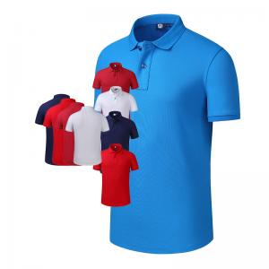 China High End Men Slim Fit SGS Cotton Polo T Shirt ODM No Pilling supplier