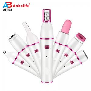 7 In 1 Ladies Personal Care Products Electric Manicure Set Eyebrow Nose Trimmer Women Grooming Kit