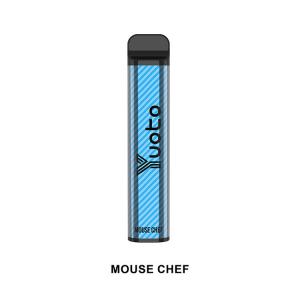 Yuoto Top Selling Disposable E Cigarette XXL 2500 Puffs Shisha Pen Mouse Chef 50mg Nicotine