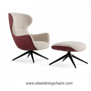 Firberglass Interior Lounge Grey Fabric Upholstered Single Seater Armchair
