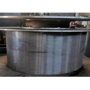 Carbon Steel Winch / Hoist Grooved Cable Drum For Tower Crane