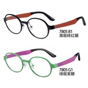 PEI Flexible Plastic Glasses Frames , Optical Glasses Frames Red Purple Round