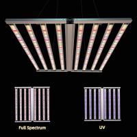 China 850W UV IR LED Grow Light Dimmable 2 canaux avec une couverture de 4x4ft Lumières à LED végétales on sale