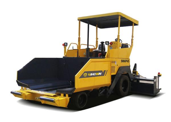 Road Building Construction Equipments 4.5 m width Mechanical Transmission Mobile Asphalt Paver