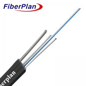 Super Cost Effective Fiber G652.D Single Core FTTH Drop Cable With Messenger