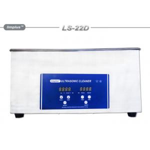 China Portable High Frequency Ultrasonic Cleaner Medical Instruments 22liter Capacity supplier