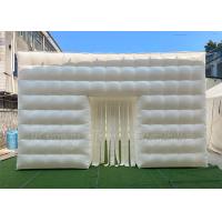 China Inflatable Event Tent PVC Wedding Party Led Night Club Photo Booth Inflatable Cube Tents on sale