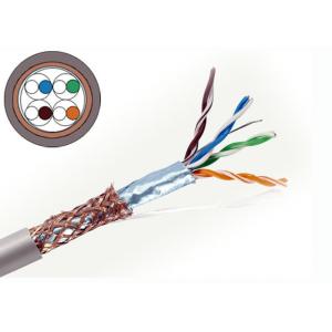 Cat5e Copper Lan Cable , Ethernet Lan Cable 4 Pair SFTP Cable 1000 FT