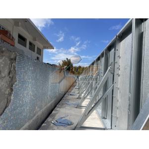 Steel Leisure Swimming Pool 50x25x2M / 25x20x2M With Intelligent Control System