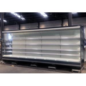 China Low Fronted Remote Multideck Open Display Fridge 5 Layers With LED Light Tubes wholesale