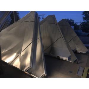 Aluminum Geodesic Dome Roofs Storage Tanks Aluminium Dome Roof / Outdoor Stamping Sheet Metal Dome