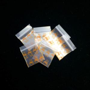 Self Adhesive Seal Packing Mini Plastic Zipper Bags For Jewelry 2.5*3cm