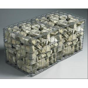 China Welded Gabion Mesh Box / Galvanized Gabion Rock Wall Cages For Garden Fence supplier