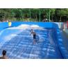 Anti Fade Swimming Pool Water Slides Aqua Play Equipment