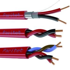 2x1.0mm2 Solid Copper Conductor Shielded PVC Twisted Pair Fire Alarm Cable for Emergency