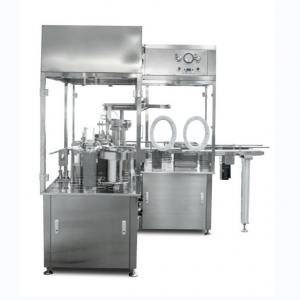 China High Speed Automatic medical prefilled plastic Gel disposable syringe filling capping machine supplier