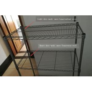 Easy No Tool Assembly Commercial Metal Shelving , 5 Tier Metal Shelving Unit