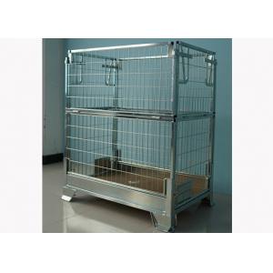 China Cattle Metal Storage Cage Steel Calf Box Wire Container Type 1960X600X2103 MM supplier