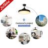 China 230V Decorative Lighting Retractable LED Ceiling Fan with Dimmer Support 42 Inch Size wholesale