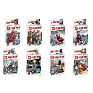 China Lego Phantom Ninja style toy doll factory Avengers superhero Iron Man send blocks supplier