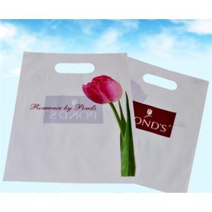 Plastic Shopping Bags With Handles , Custom Plastic Merchandise Bags