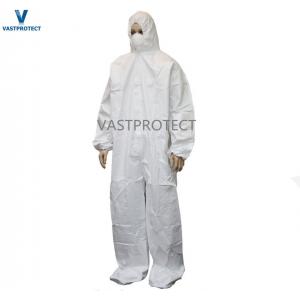 Cat 3 Type 5 6 Asbestos Removal Disposable Coveralls With Hood And Boot Logo Sticker Free