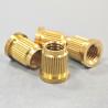 China Straight Knurled Brass Threaded Insert Nut High Strength And Versatility wholesale