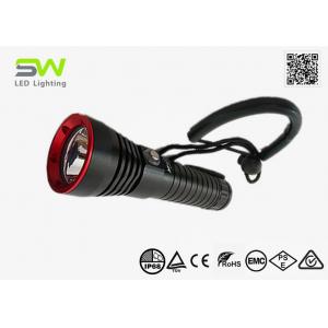 IP68 Underwater Stepless Dimmable Diving Flashlight Torch Light 100M