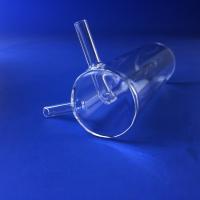 China Corrosion Resistant Chemical Glassware Quartz Glass Fittings With Quartz Valves on sale