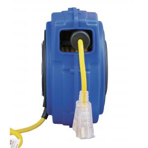 China Yellow 125V 40' Commercial Lighted Goodyear Hose Reel With Circuit Breaker supplier