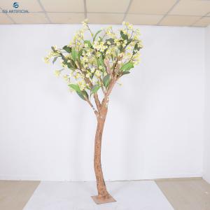 China Handmade Artificial Plumeria Flower Tree For Indoor / Outdoor Decoration supplier